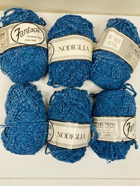 282g / 9.95oz Fantacia Nodiglia Made in Italy Textured Yarn 70%Cotton 30%Viscose